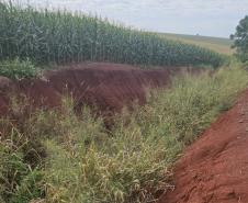 DER/PR vai corrigir erosão e melhorar drenagem de águas em rodovia de Ourizona