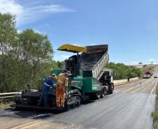  DER/PR promove melhorias em acesso a ponte entre Godoy Moreira e São João do Ivaí 