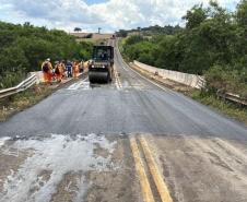  DER/PR promove melhorias em acesso a ponte entre Godoy Moreira e São João do Ivaí 