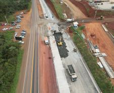 PRC-466 duplicação em concreto entre Pitanga e Turvo