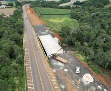 PRC-466 duplicação em concreto entre Pitanga e Turvo