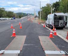 Balanças rodoviárias do DER/PR ajudam a fiscalizar excesso de carga de caminhões no Litoral
