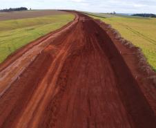Novo Contorno Noroeste de Pato Branco tem avanços nos serviços de terraplenagem