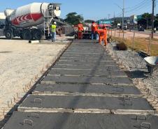 Duplicação da PR-412 entre Matinhos e Praia de Leste avança com viaduto e marginais