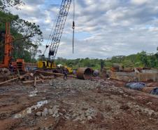 Nova ponte entre São Carlos do Ivaí e Japurá avança com atividades nas duas margens