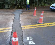Obra de concreto em rodovias entre Nova Tebas e Pitanga avança em terraplenagem