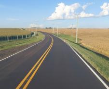 DER/PR recupera pavimento de rodovia entre Castro e Tibagi, nos Campos Gerais