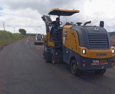 DER/PR reforça o pavimento da PR-090 entre Sertanópolis e Bela Vista do Paraíso