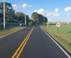 DER/PR recupera pavimento de rodovia entre Castro e Tibagi, nos Campos Gerais