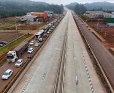 Novo marco ambiental do Paraná dá ritmo acelerado à duplicação da PRC-466 Foto: DER