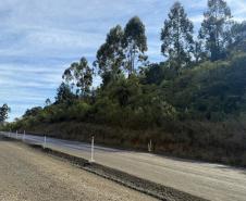 No 3° mês, pavimentação da rodovia entre Imbaú e Reserva chega a 7,5% de execução