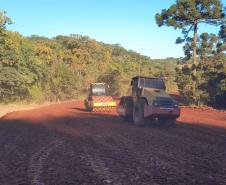 Sonho antigo, PR-239 entre Mato Rico e Roncador já tem obras de pavimentação