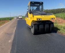 PR-445 entre Bela Vista do Paraíso e Primeiro de Maio recebe melhorias no pavimento