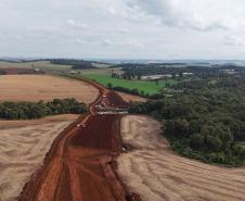 Obra do Contorno Noroeste de Pato Branco avança em terraplenagem e bueiros