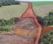Obra do Contorno Noroeste de Pato Branco avança em terraplenagem e bueiros
