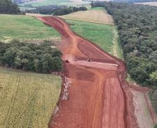 Obra do Contorno Noroeste de Pato Branco avança em terraplenagem e bueiros