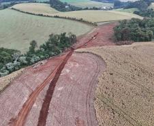 Obra do Contorno Noroeste de Pato Branco avança em terraplenagem e bueiros