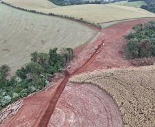 Obra do Contorno Noroeste de Pato Branco avança em terraplenagem e bueiros