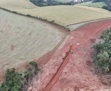Obra do Contorno Noroeste de Pato Branco avança em terraplenagem e bueiros