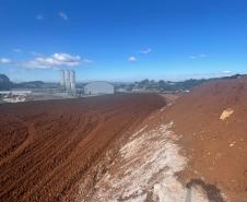 Obras de duplicação em concreto da PRC-466 entre Turvo e Palmeirinha ultrapassam 45%