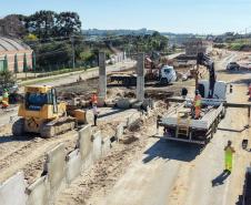 Restauração em concreto da PR-151 entre Ponta Grossa e Palmeira chega a 58%