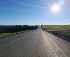 Obra de pavimentação de nova rodovia em Rebouças chega a 51% de execução