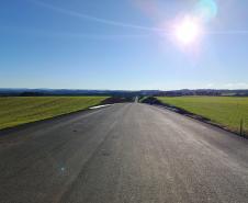 Obra de pavimentação de nova rodovia em Rebouças chega a 51% de execução