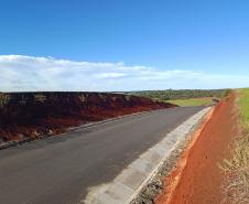 Obra de pavimentação de nova rodovia em Rebouças chega a 51% de execução