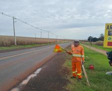 Rodovia entre Bela Vista do Paraíso e Alvorada do Sul tem tráfego em sistema pare-e-siga