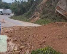 DER/PR informa interdição total da PR-092 entre Rio Branco do Sul e Cerro Azul