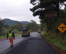 Rodovia entre Bituruna e General Carneiro tem sistema pare-e-siga