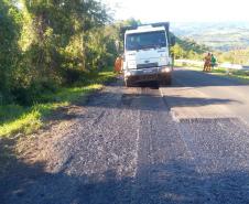 Rodovia entre Manfrinópolis e Salgado Filho tem tráfego em sistema pare-e-siga