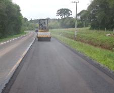 DER/PR está realizando melhorias em rodovia entre Campo do Tenente e a Lapa