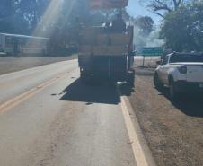 Rodovia de Corbélia começa a receber melhorias no pavimento
