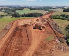 Obra do novo Contorno de Pato Branco chega a 14,23% de execução