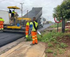 DER/PR tem serviços em andamento em rodovia de Pinhalão