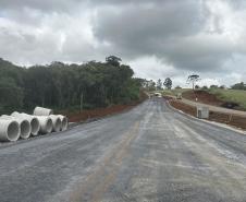 Duplicação em concreto de rodovia entre Pitanga e Turvo chega a 57%