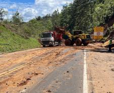 Rodovias estaduais têm trechos interditados devido às chuvas e obras
