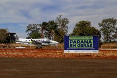 As obras de recapeamento da pista de 1.210 metros de extensão e 23 metros de largura estão 84,37% executadas. Foto: Gilson Abreu/AEN