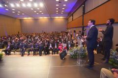Governador Carlos Massa Ratinho Junior participa do 11º Encontro de Líderes Representantes do Sistema Confea/Crea e Mútua. Foto: CONFEA