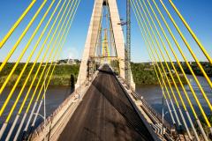 Com estrutura finalizada, Ponte da Integração Brasil-Paraguai atinge 96,6% de conclusão - Foto: Rodrigo Félix Leal / Seil