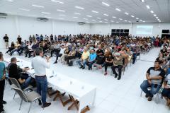Segundo dia de audiência pública da Ponte de Guaratuba tem ampla participação popular Foto: Rodrigo Felix Leal/SEIL