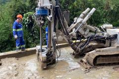 Mesmo com as chuvas, obras na Estrada da Graciosa seguem em ritmo avançado Foto: DER