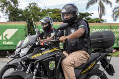 Com maior mobilidade, novas motos reforçam segurança nos portos do Paraná Foto: Claudio Neves/Portos do Paraná