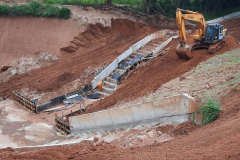 Obras de recuperação de rodovia em Tamboara, no Noroeste, entram na reta final Foto: DER
