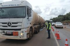 DER/PR ativa balança de fiscalização de cargas na região de Guarapuava Foto: DER