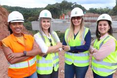 Da esquerda para direita: Thamyris, Elaine, Janice e Thais Foto: Rodrigo Felix Leal/SEIL