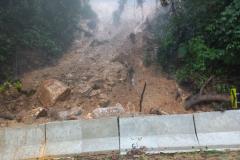 Estrada da Graciosa é fechada temporariamente devido ao excesso de chuvas Foto: DER