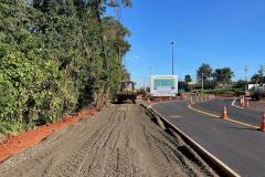 Duplicação da Rodovia das Cataratas chega a 11,81% de conclusão Foto: DER