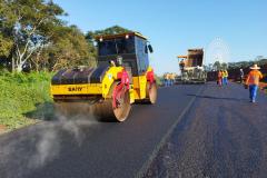 Perimetral Leste de Foz do Iguaçu tem primeiro segmento pavimentado - Pavimentação acesso ao Marcos das Três fronteiras Foto: DER-PR